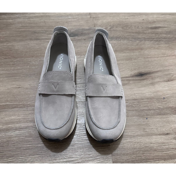 NWOB Vionic Walk Roam Loafer Women's Comfort Shoes Grey - 7.5 Wide Minimalist - Picture 2 of 10